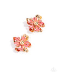 Pleasing Petals Pink Earrings