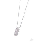 Stare Down White Necklace Men