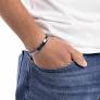 Sporadic Squares Blue Bracelet Men